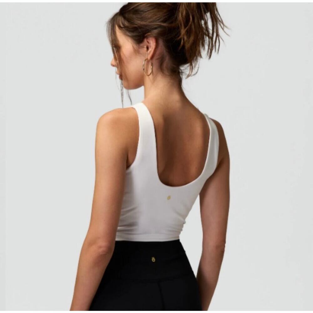 NWT Spiritual Gangster Indie Crop Tank, White, XL - Picture 2 of 6